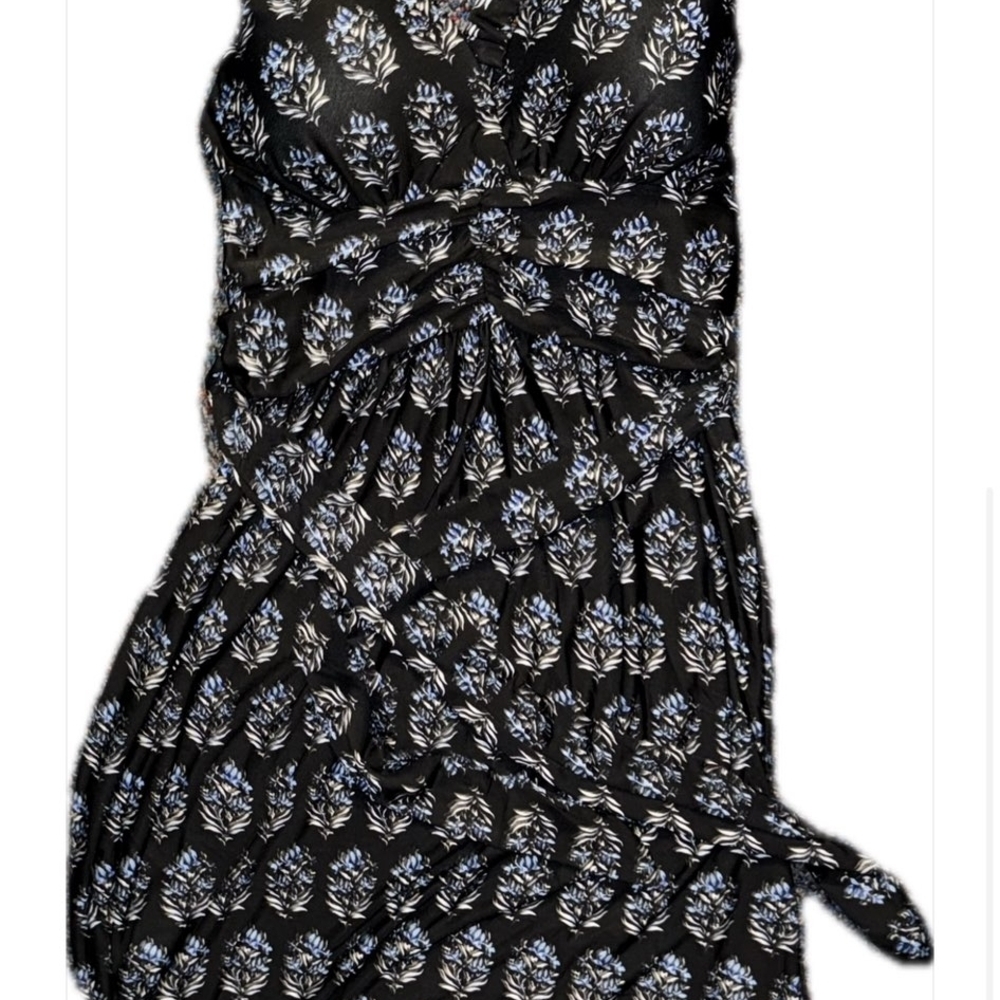 India Boutique Black and White Asymmetrical Dress